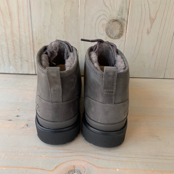 UGG NEUMEL WEATHER 2 DARK GRAY MENS CHUKKA BOOTS WATERPROOF - Picture 3 of 9